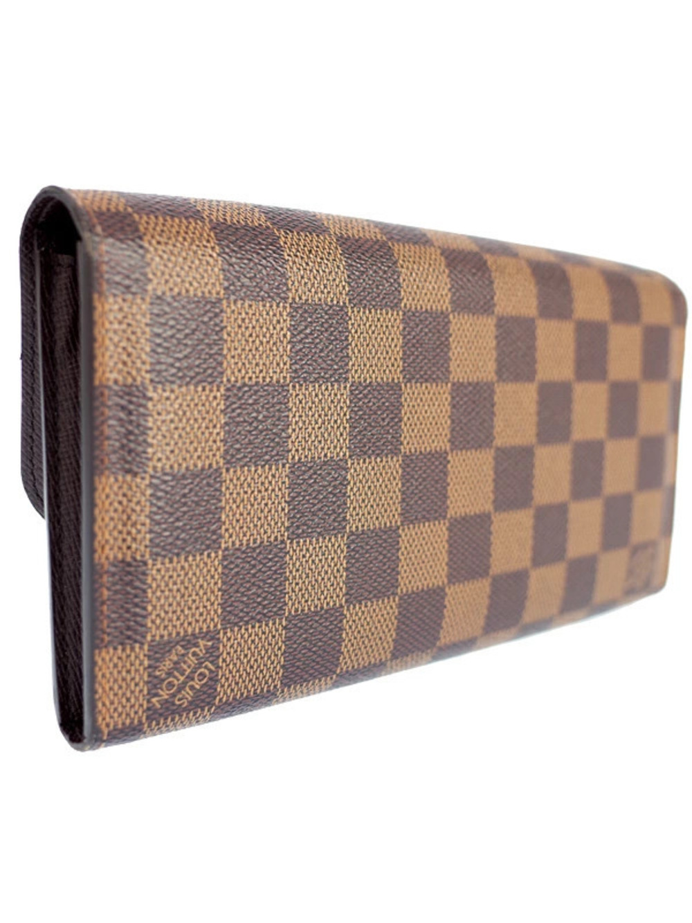 Louis Vuitton Wallet Long Roseberry Damier Bi fold Portefeuille Brown